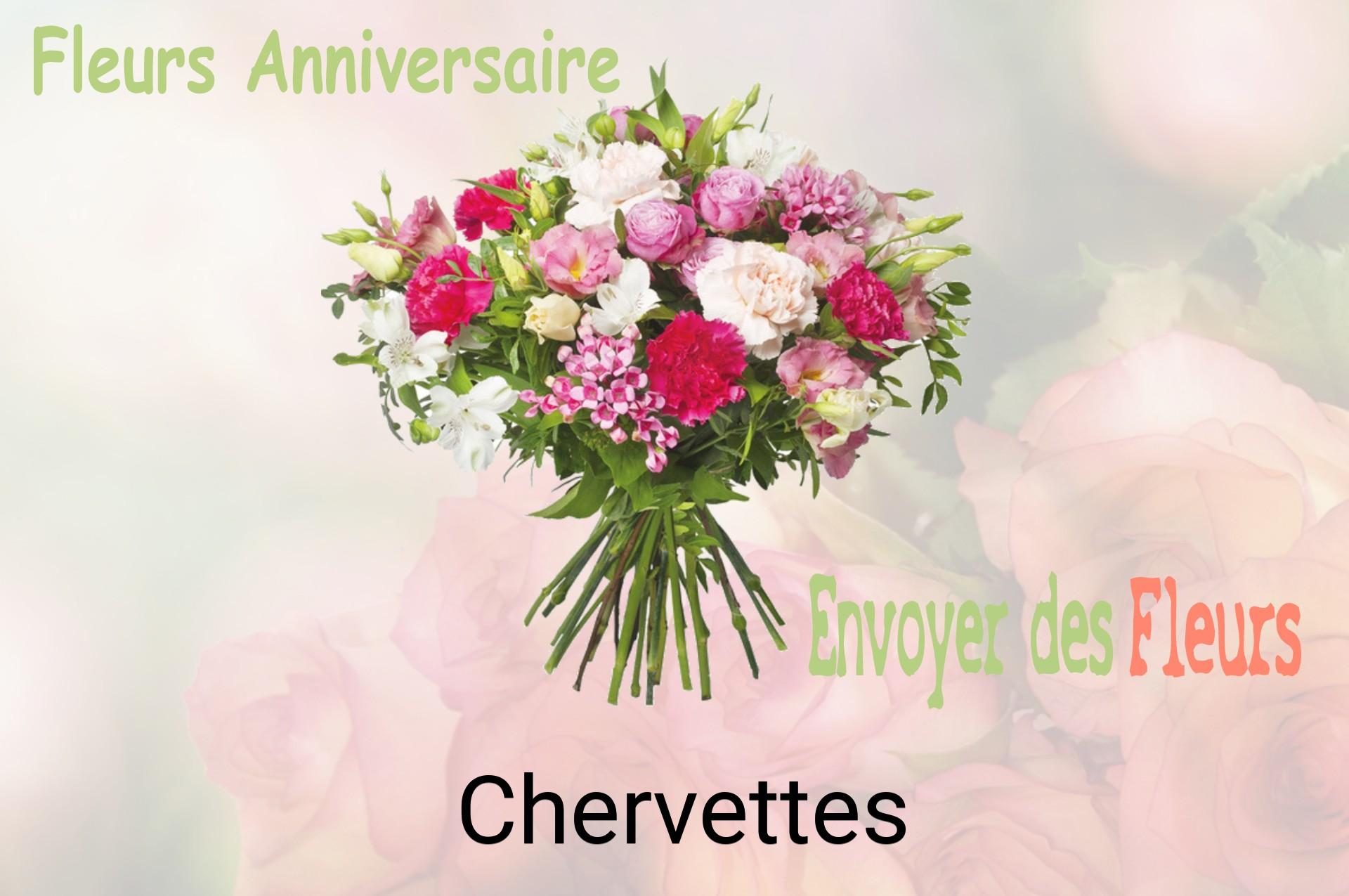 Bouquet de fleurs d’anniversaire livré à Chervettes